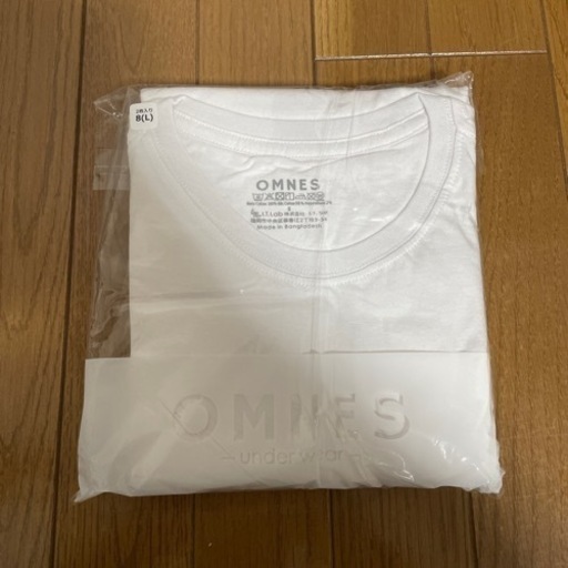 2枚セット　無地　Tシャツ　オーガニックコットン　クールネック