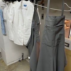 レディースコック服とエプロンのセット