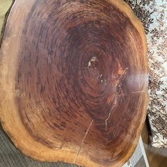 一枚板座卓　骨董　値下げ❗️リフォーム間近の為の画像