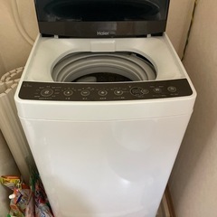 「交渉中」洗濯機　４、５キロ　一人暮らし用