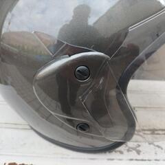 ジェットヘルメットバイザー割れありの画像