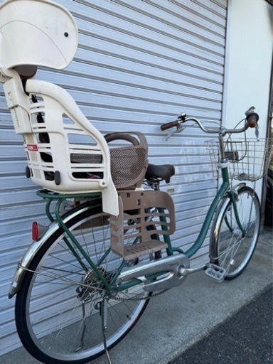 ☆前後タイヤ新品☆ 26型LEDオートライト 子供乗せ付軽快車　防犯登録料込‼︎ 