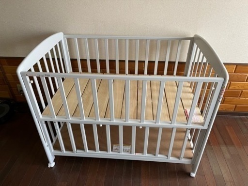 ベビーベッド　カトージ　タチベッド　レギュラー　マットレス付きサイズ