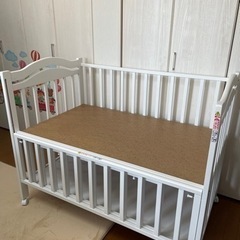 【未使用品】ベビーベッド  ハイタイプ