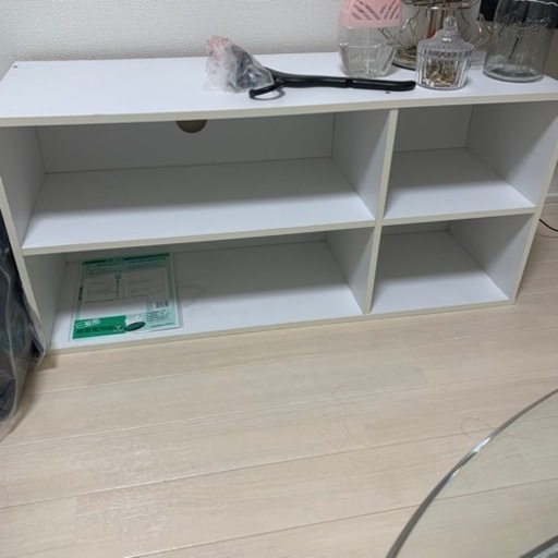 【お取り引き中】テレビ台　棚　ホワイト