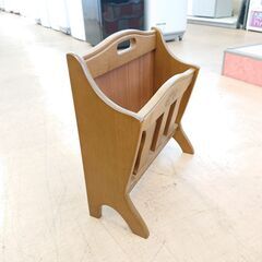 カリモク/karimoku マガジンラック レトロ 木製 家具 アンティークの画像
