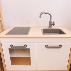 ★美品★ IKEA おままごと キッチン 調理器具付き