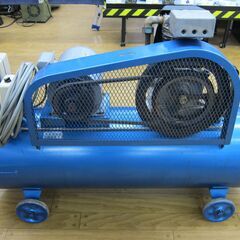 中古品 岩田塗装 エアコンプレッサー SP-15PB 三相200V 7.5Kw 2馬力 タンク容量80L 整備済みの画像