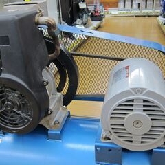 中古品 岩田塗装 エアコンプレッサー SP-15PB 三相200V 7.5Kw 2馬力 タンク容量80L 整備済みの画像