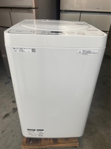 全国送料無料★3か月保障付き★洗濯機★2019年★シャープ★ES-GE6DJ-W★S-662 