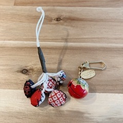 和風ストラップ、鈴キーホルダー