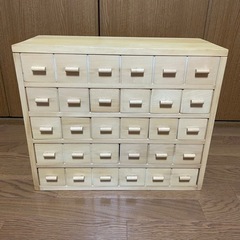 【お取引完了☑️🙇‍♀️】小物収納キャビネット  井波工芸品