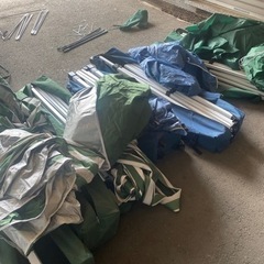 バーベキューに最適　タープ　１つ2500円8つで10000円の画像