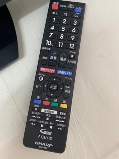 シャープ　アクオス　32インチ　液晶テレビ　2020年製