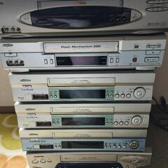 ビデオデッキ　6台　無料　通電可　取引進行中