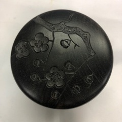 きまりました　値下げしました　中古　茶道具　なつめ　梅　園生作の画像