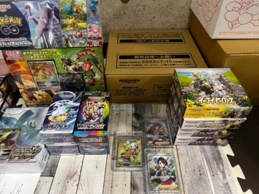 ロストアビスワンカートン、ポケモンカードBOX 類、SR ベル ➕ユウリ➕カトレア