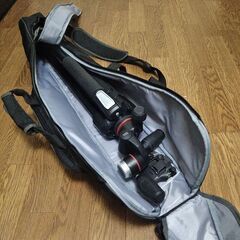 Manfrotto プロ三脚 055シリーズ アルミ 3段 + RC2付3Way雲台キット MK055XPRO3-3W　ケース付きの画像