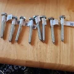 【新品未使用】六角コーチスクリュー　8本セットの画像