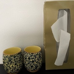 北京で購入した湯呑み　ペアセットの画像