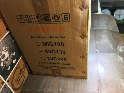 FORTON　MIG130　溶接機　未使用品　付属品有　100V　【ハンズクラフト宜野湾店】
