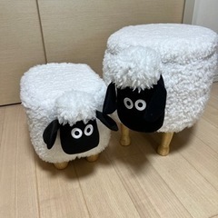 【とりにこれる方無料】羊のスツール