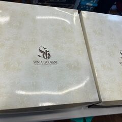 シルク混肌布団・2枚セット【未使用品・SONIA GARVANI】の画像
