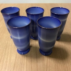 【数回使用】有田焼　清秀　フリーカップ5客セット