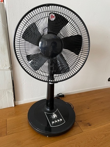 【再募集】30cm リビング扇風機　ブラック