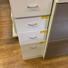 ⑥ リサイクルショップスターズ城西店 食器棚 収納 ホワイト コンパクト 可愛いの画像