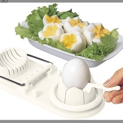 貝印　多機能　ゆで卵カッターの画像