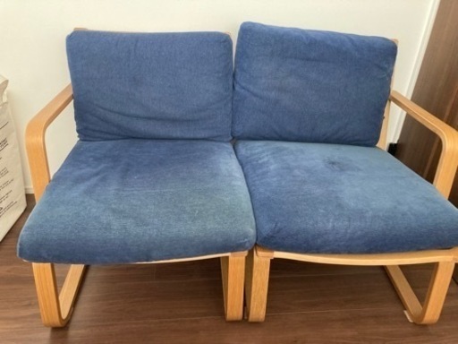 無印良品　リビングでもダイニングでもつかえるソファー