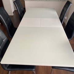 【家庭、オフィス利用可能】ダイニングセット