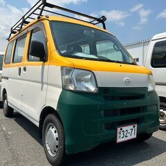 (ID5093)軽バン専門店在庫100台　軽貨物黒ナンバーリース個人・法人可能！　車検２年付　ダイハツ　ハイゼットカーゴ４WD　オートマ　２２万円　平成２５年式　諸経費込２６０,０００円の画像