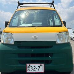 (ID5093)軽バン専門店在庫100台　軽貨物黒ナンバーリース個人・法人可能！　車検２年付　ダイハツ　ハイゼットカーゴ４WD　オートマ　２２万円　平成２５年式　諸経費込２６０,０００円の画像