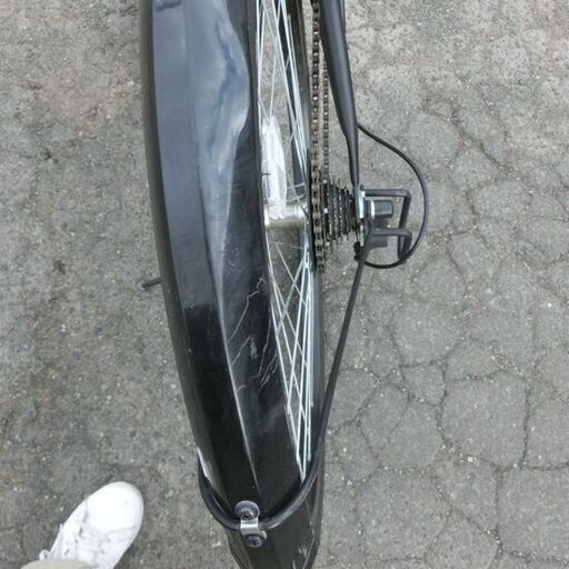 自転車 26インチ 黒 HOOVER 6段切替 6段変速 シティサイクル H9H55445 札幌 西野店 自転車 26インチ 黒 HOOVER 6段切替 6段変速 シティサイクル H9H55445