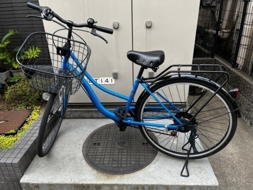 26インチ 自転車 6段変速 上尾工業 suntier シティサイクル