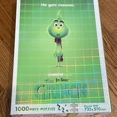 1000ピースパズル　グリンチ　grinch パズル　キラキラ
