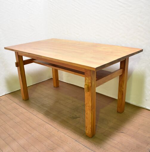 【ヤ取終了5/21】≪zyw988≫ unico/ウニコ ダイニングテーブル 木製 幅約140cm×高さ73cm 机/テーブル 家具/インテリア 北欧スタイル 50430-01