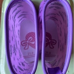 長靴　女の子　21㎝の画像