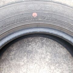 タイヤのみ　145/80R13　ダンロップ 　エナセーブEC300　中古品　4本セットの画像