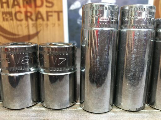スナップオン TW321/TWM23/18/17 SFSM13/15/16 SFS161 ソケット11個セット 中古品【ハンズクラフト宜野湾店】