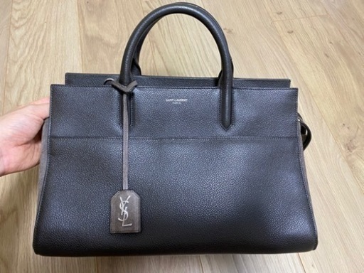 YSL サンローラン　バッグ　グレー