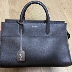 YSL サンローラン　バッグ　グレー