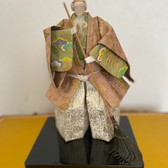 人形　翁(おきな) 　と　嫗(おうな) 高さ３４㎝　ケース付きの画像