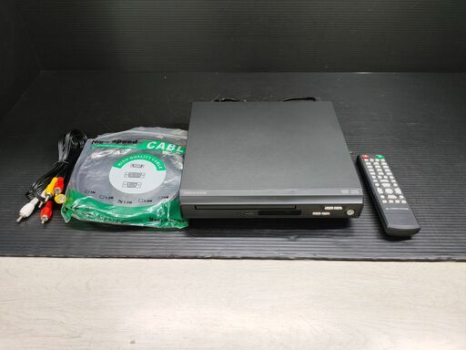 DVDプレーヤー　Green House　グリーンハウス　GH-DVP1G-BK