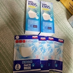 立体空間マスク二箱＆接触冷感マスク　お値下げしました！