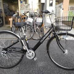 中古自転車２５６４　前後タイヤ新品！　２７インチ　６段ギヤ　LEDオートライト