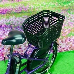 5224子供乗せ電動アシスト自転車ヤマハ3人乗り対応20インチ