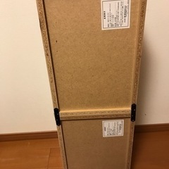 １段カラーボックス（木目調）✖️２個の画像